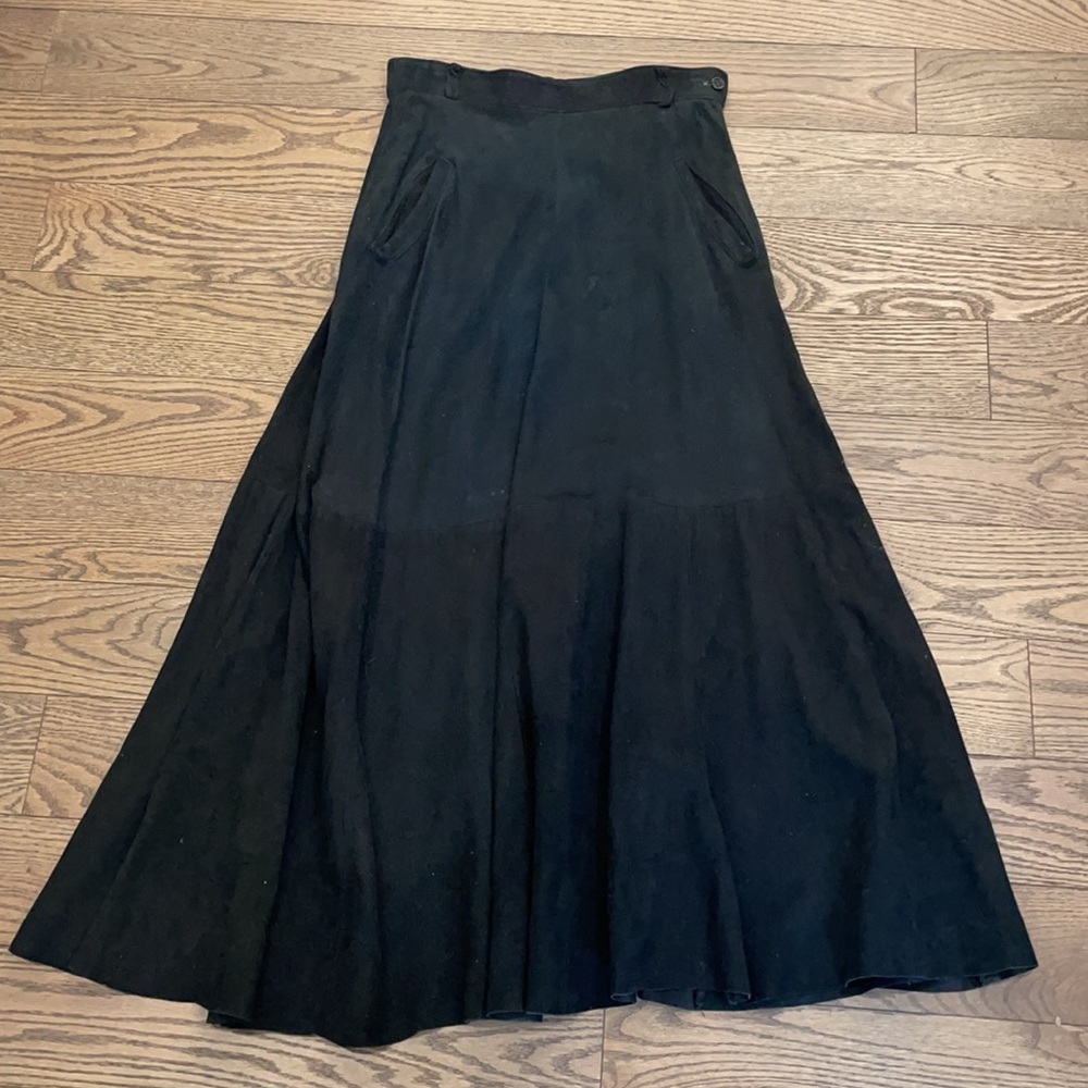 Vintage Roots Suede Skirt